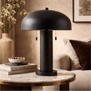 Modern European furniture - Metal Dome Shade Table Lamp - www.oroatrade.com
