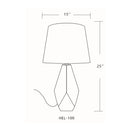 Hospitality furniture - Marbled Black Ceramic Table Lamp - www.oroatrade.com