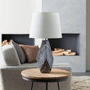 Hospitality furniture - Marbled Black Ceramic Table Lamp - www.oroatrade.com