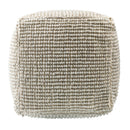 Contract furniture - Gray Woven Cube Outdoor Pouf - www.oroatrade.com