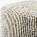 Contract furniture - Gray Woven Cube Outdoor Pouf - www.oroatrade.com
