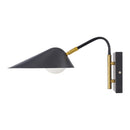 Contract furniture - Black Iron Modern Wall Lamp - www.oroatrade.com