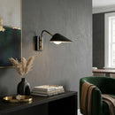 Contract furniture - Black Iron Modern Wall Lamp - www.oroatrade.com