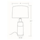 Contract furniture - Two-Toned Ceramic Table Lamp - www.oroatrade.com