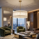 Contract furniture - Gold Framed Chandelier - www.oroatrade.com