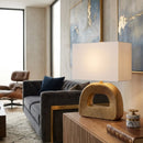 Contract furniture - Plated Gold Accent Table Lamp - www.oroatrade.com