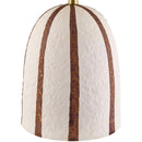 Modern European furniture - Vertical Lined Ceramic Table Lamp - www.oroatrade.com