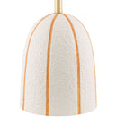 Modern European furniture - Vertical Lined Ceramic Table Lamp - www.oroatrade.com