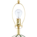 Modern European furniture - Vertical Lined Ceramic Table Lamp - www.oroatrade.com