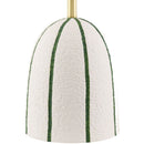 Modern European furniture - Vertical Lined Ceramic Table Lamp - www.oroatrade.com