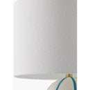 Modern European furniture - Vertical Lined Ceramic Table Lamp - www.oroatrade.com