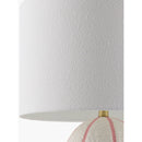 Modern European furniture - Vertical Lined Ceramic Table Lamp - www.oroatrade.com