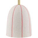 Modern European furniture - Vertical Lined Ceramic Table Lamp - www.oroatrade.com