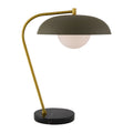 Hospitality furniture - Glass Shade Sloped Table Lamp - www.oroatrade.com