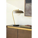 Hospitality furniture - Glass Shade Sloped Table Lamp - www.oroatrade.com