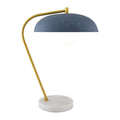 Hospitality furniture - Glass Shade Sloped Table Lamp - www.oroatrade.com