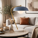 Hospitality furniture - Glass Shade Sloped Table Lamp - www.oroatrade.com