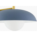 Hospitality furniture - Glass Shade Sloped Table Lamp - www.oroatrade.com