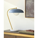 Hospitality furniture - Glass Shade Sloped Table Lamp - www.oroatrade.com