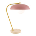 Hospitality furniture - Glass Shade Sloped Table Lamp - www.oroatrade.com