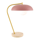 Hospitality furniture - Glass Shade Sloped Table Lamp - www.oroatrade.com