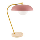 Hospitality furniture - Glass Shade Sloped Table Lamp - www.oroatrade.com