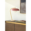 Hospitality furniture - Glass Shade Sloped Table Lamp - www.oroatrade.com