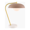 Hospitality furniture - Glass Shade Sloped Table Lamp - www.oroatrade.com