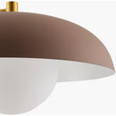 Hospitality furniture - Glass Shade Sloped Table Lamp - www.oroatrade.com
