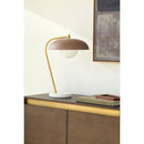 Hospitality furniture - Glass Shade Sloped Table Lamp - www.oroatrade.com