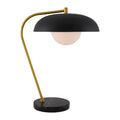 Hospitality furniture - Glass Shade Sloped Table Lamp - www.oroatrade.com