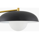 Hospitality furniture - Glass Shade Sloped Table Lamp - www.oroatrade.com