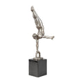 Modern European furniture - Antiqued Iron Handstand Sculpture - www.oroatrade.com