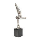 Modern European furniture - Antiqued Iron Handstand Sculpture - www.oroatrade.com