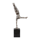 Modern European furniture - Antiqued Iron Handstand Sculpture - www.oroatrade.com
