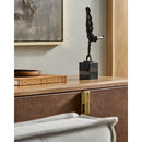 Modern European furniture - Antiqued Iron Handstand Sculpture - www.oroatrade.com