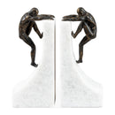Modern European furniture - Marble & Bronze Bookend Set (2) - www.oroatrade.com