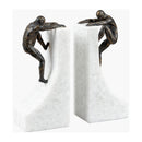 Modern European furniture - Marble & Bronze Bookend Set (2) - www.oroatrade.com