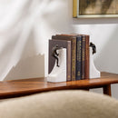 Modern European furniture - Marble & Bronze Bookend Set (2) - www.oroatrade.com