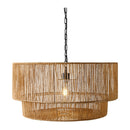 Modern European furniture - Paper Rope 2-Tier Pendant Lamp - www.oroatrade.com