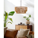 Modern European furniture - Paper Rope 2-Tier Pendant Lamp - www.oroatrade.com
