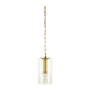 Modern European furniture - Clear Glass Accent Pendant Light - www.oroatrade.com