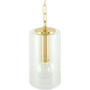 Modern European furniture - Clear Glass Accent Pendant Light - www.oroatrade.com
