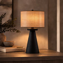 Hospitality furniture - Brown Linen Accent Table Lamp - www.oroatrade.com