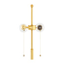 Hospitality furniture - White Linen Gold Table Lamp - www.oroatrade.com