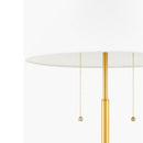 Hospitality furniture - White Linen Gold Table Lamp - www.oroatrade.com