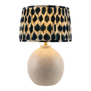 Hospitality furniture - Blue Patterned Fabric Table Lamp - www.oroatrade.com