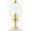 Hospitality furniture - Blue Patterned Fabric Table Lamp - www.oroatrade.com