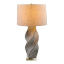 Modern European furniture - Twisted Ceramic Accent Table Lamp - www.oroatrade.com