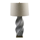 Modern European furniture - Twisted Ceramic Accent Table Lamp - www.oroatrade.com
